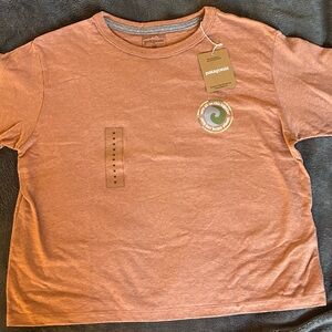 Patagonia Short Sleeve Tee in Coral Heather